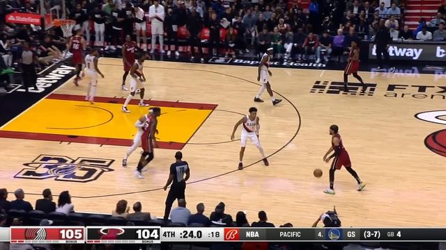 INSANE GAME WINNER! Portland Trailblazers vs Miami Heat Final Minutes ! 2022-23 NBA Season смотреть онлайн