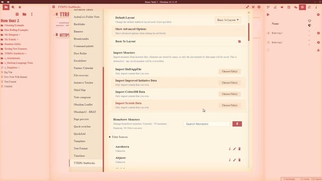 Obsidian - TTRPG Statblocks смотреть онлайн
