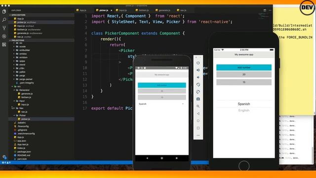 React Native Tutorials Lesson #19 Picker and slider смотреть онлайн