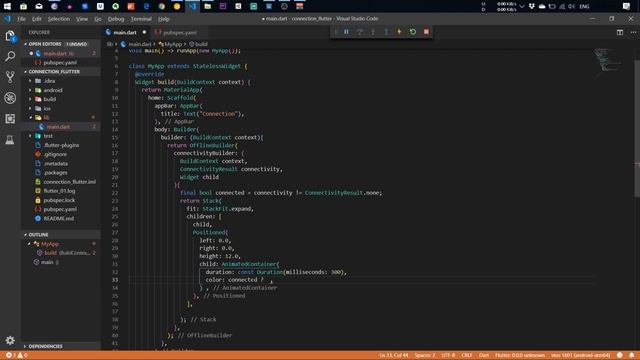 Flutter- How to Implement Online & Offline Connectivity in Flutter | Internet Connectivity смотреть онлайн