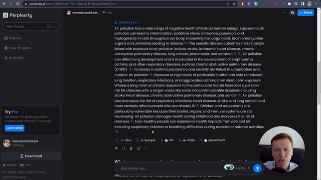 Perplexity AI Всегда Актуальный Контент