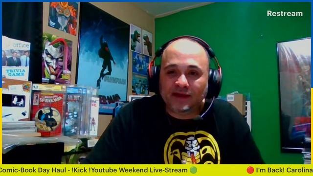 ? I'm Back! CarolinaChris26 New Comic-Book Day Haul - !Kick !Youtube Weekend Live-Stream ? смотреть онлайн