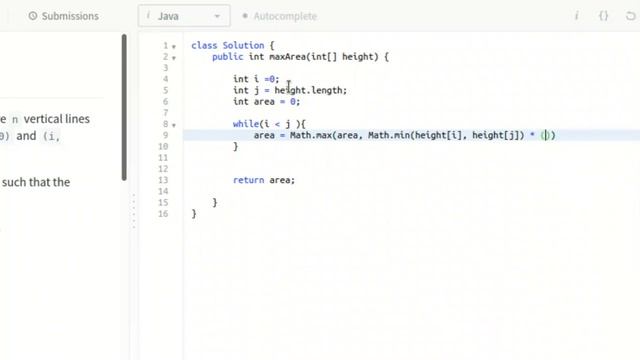 LeetCode 11 | Container With Most Water| Daily Challenge LeetCode | Java Solution | #leetcode смотреть онлайн
