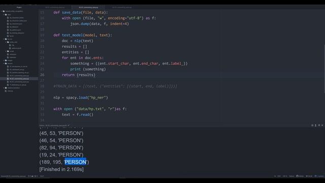 How to Use spaCy to Create an NER training set (Named Entity Recognition for DH 04 | Part 02) смотреть онлайн