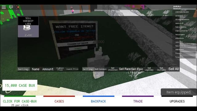 Roblox - Case Clicker New Code |2017 April смотреть онлайн