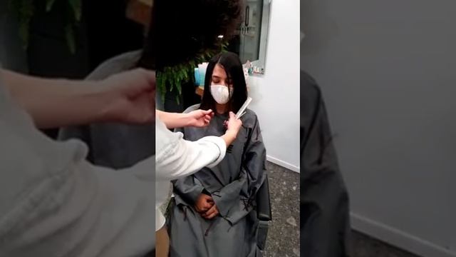 How to cut round layers haircut - Long layered bob haircut Step by step смотреть онлайн