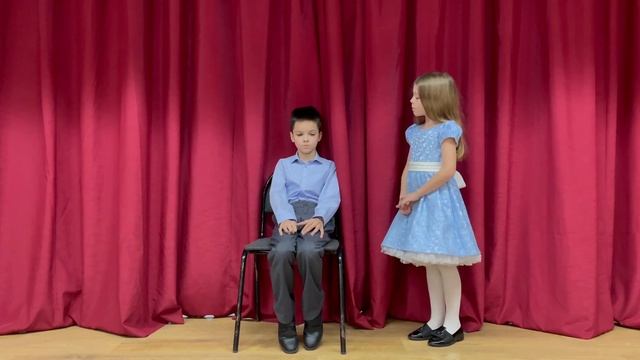 Анастасия Баклашова и Даниил Афанасов - Урок вежливости (Самуил Маршак) смотреть онлайн