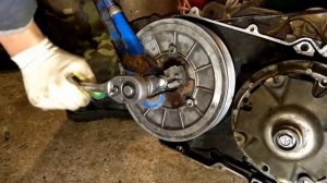 Stels 700D Проект DROVA часть 17 Ведомый шкив вариатора снял таки