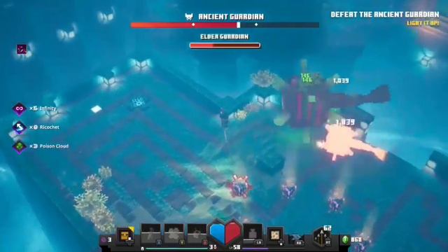 Minecraft Dungeons Hidden Depths DLC No Copyright Gameplay смотреть онлайн