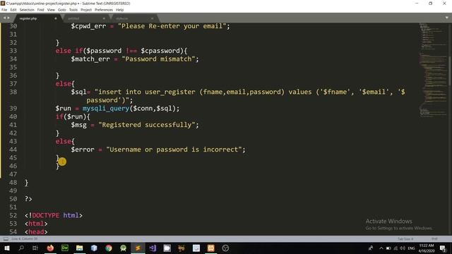 User register | signup and login form using php and mysql with complete validation in Hindi in 2020 смотреть онлайн