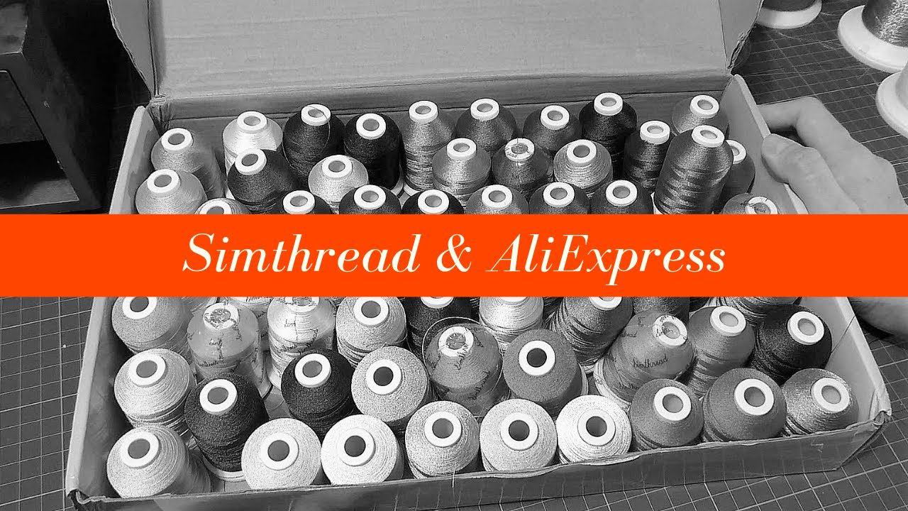 SIMTHREAD|Нитки для машинной вышивки с АлиЭкспресс смотреть онлайн
