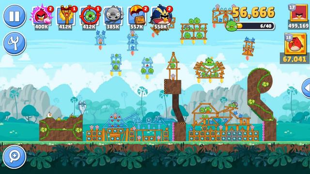 Angry Birds Friends All Levels Tournament 1059 Highscore POWER-UP walkthrough смотреть онлайн