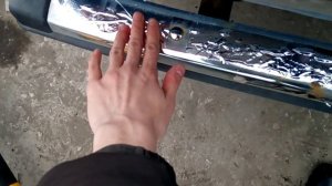 Как починить саблю бампера на ваз 2107