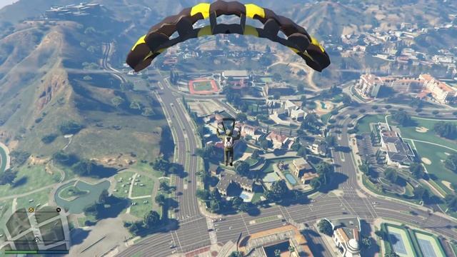 GTA Online - Летная школа: Погоня за парашютом. Урок #3 [PS4] смотреть онлайн