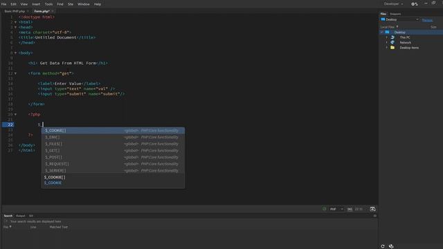 Get Data from Text Box Using Form 'GET' and 'POST' Method in PHP in Urdu / Hindi by Code Academy смотреть онлайн