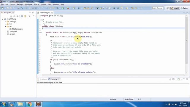 How to create a file in Java? | Java File | Java IO | Java Tutorial смотреть онлайн