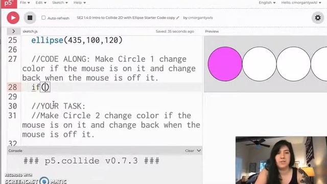 SE2 1.4.0: Intro to Collide2D with Ellipse смотреть онлайн