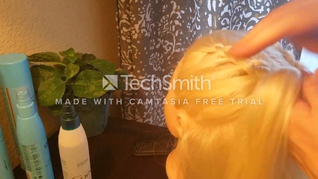 How to make a Basic french braid reverse/ Как заплести французскую обратную косу смотреть онлайн