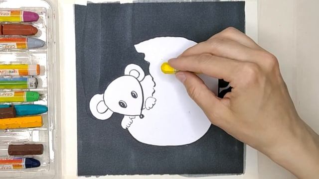 Как нарисовать мышку с сыром | Поэтапные рисунки для детей | Рисуем с тётей Леной смотреть онлайн