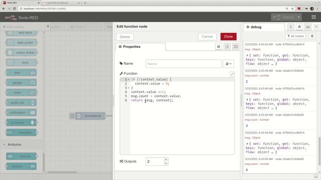 Základy IoT - Node-RED - 4. context, outro смотреть онлайн