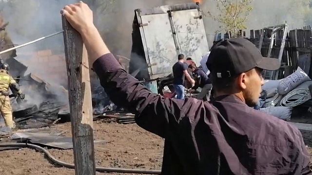 пожар в городе Новосибирск улица хилокски