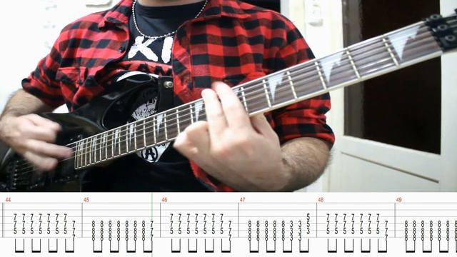 Motionless In White - Rats (Guitar Cover + TABS) смотреть онлайн