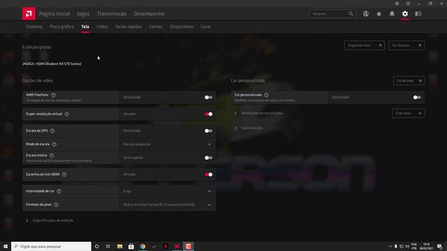 Monitor Piscando ou Ficando Preto no JOGO. (RX570 / RX580) смотреть онлайн