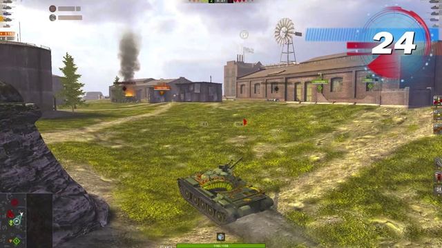 World of Tanks Blitz Режим столкновение 2.mp4 смотреть онлайн