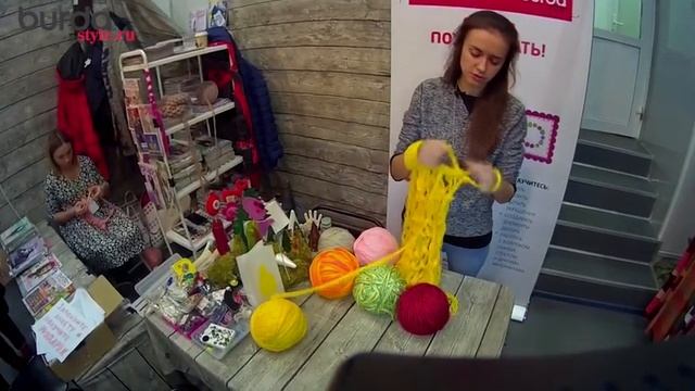 Мастер-класс от Burda: Вязание без спиц смотреть онлайн