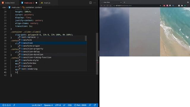 Video Slider JavaScript HTML CSS | How to make slider with videos? смотреть онлайн