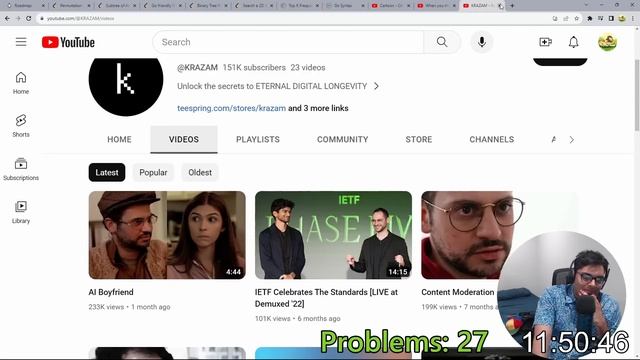 Leetcode 24 Hour Challenge (while learning Golang) смотреть онлайн