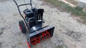 Первый запуск. Снегоуборщик ПАРМА МСБ-02-756, бензиновый, самоходный