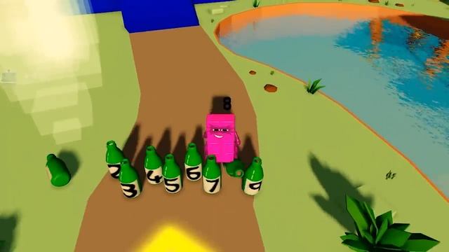 Fruit Factory Catastrophe with Eight! Numberblocks! New Roblox Video! смотреть онлайн