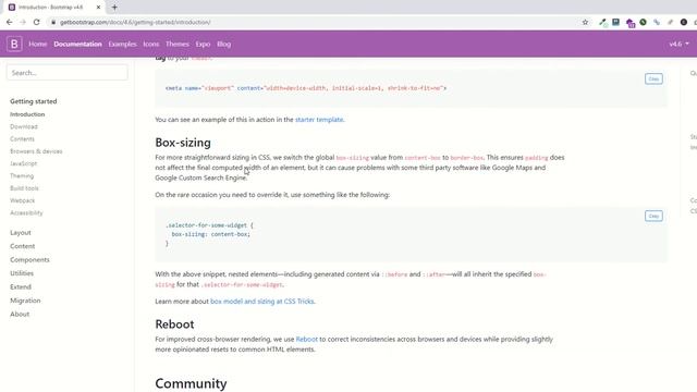Overview of the documentation of Bootstrap website | Bootstrap 4 tutorials/Series/Course смотреть онлайн