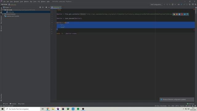 PHP JSON Tutorial смотреть онлайн