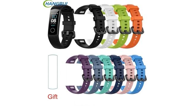 Силиконовый ремешок для Huawei Honor Band 4 смотреть онлайн