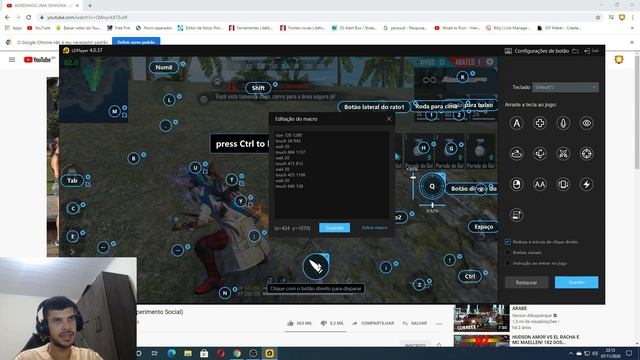 MACRO DO GELO AGACHANDO NO LD PLAYER MELHOR EMULADOR DE FREEFIRE смотреть онлайн