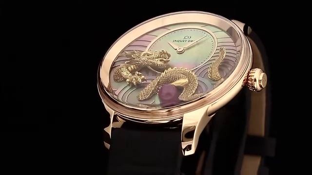 Jaquet Droz Petite Heure Minute Relief Dragon смотреть онлайн