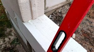 Как я ложу газобетон на обычную пену.