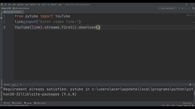 Download YouTube Videos Using Python || YouTube video kaise download kare || #DownloadYouTubevideo смотреть онлайн