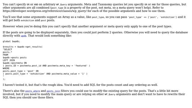 Wordpress: Display all Posts and only certain Custom Post Types with meta fields (2 Solutions!!) смотреть онлайн