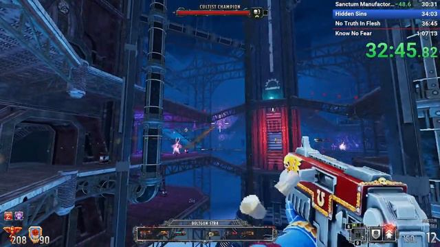 Warhammer 40k: Boltgun Speedrun In 1:05:24 (Any% Glitchless)