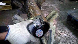 Формирование фаски на трубе фаскоснимателем GTW-1500WMT