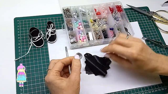 Как установить люверсы на ботиночки для куклы смотреть онлайн