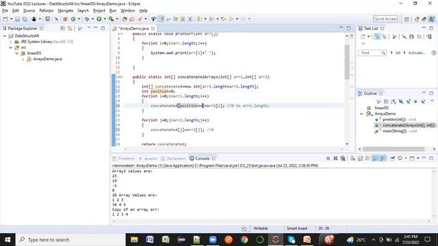 Arrays Data Structure - Part2#arrays#datastructures смотреть онлайн