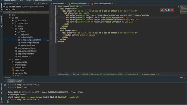 8- 2- Routing - RouterLink, RouterLinkActive & RouterLinkActiveOptions смотреть онлайн
