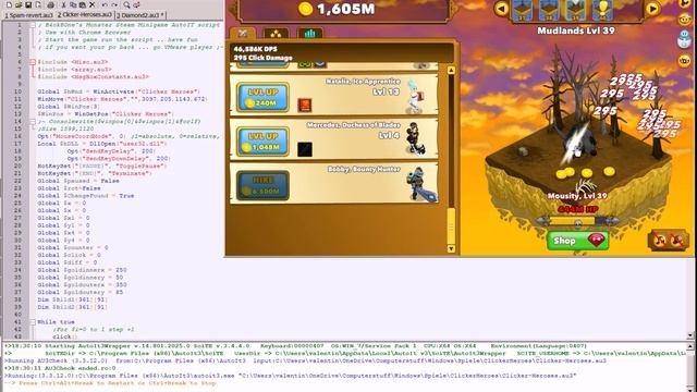 Clicker Heroes Autoit Bot смотреть онлайн
