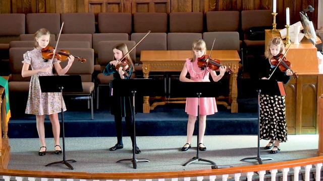 Concerto in B Minor for Four Violins, 1st mvmt (Vivaldi) смотреть онлайн