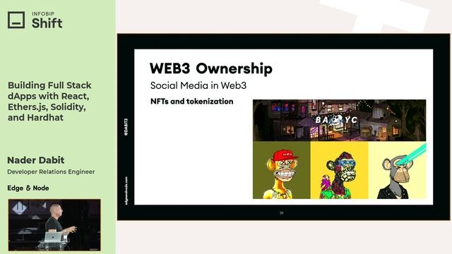 Infobip Shift 2021: Building Full-Stack dApps - Nader Dabit (Edge & Node) смотреть онлайн
