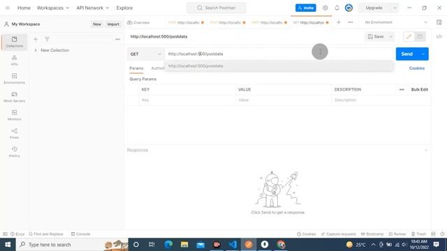Node JS #3 Post API | insert data in MongoDB смотреть онлайн